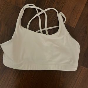 pink athelta sports bra
